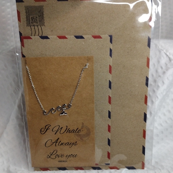 Quan Jewelry Jewelry - Silver Whale Pendant Necklace Quan Jewelry